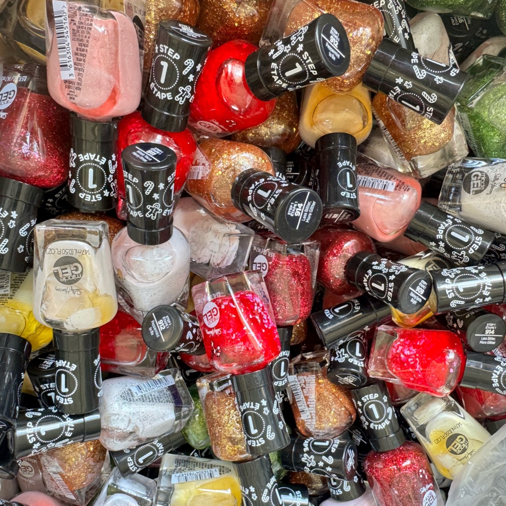 10 Ct Lot Sally Hanson Assorted Nail Polish Collection